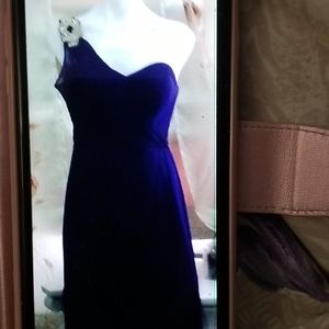 Long Navy Bridesmaids Dress Navy Prom Gown